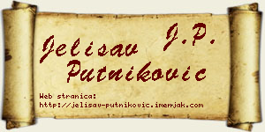 Jelisav Putniković vizit kartica